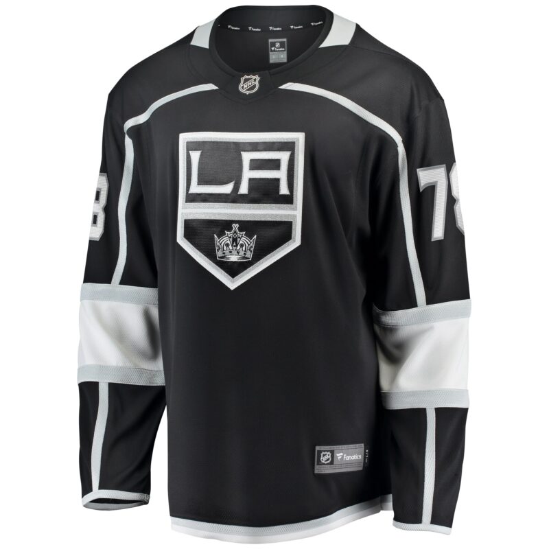 Alex Laferriere Los Angeles Kings Home Premier Breakaway Player Jersey - Black - Image 2