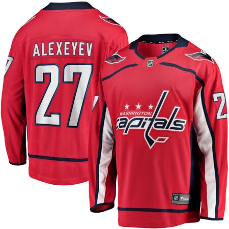 Alexander Alexeyev Washington Capitals Home Breakaway Jersey - Red