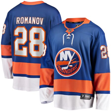 Alexander Romanov New York Islanders Home Premier Breakaway Player Jersey - Blue