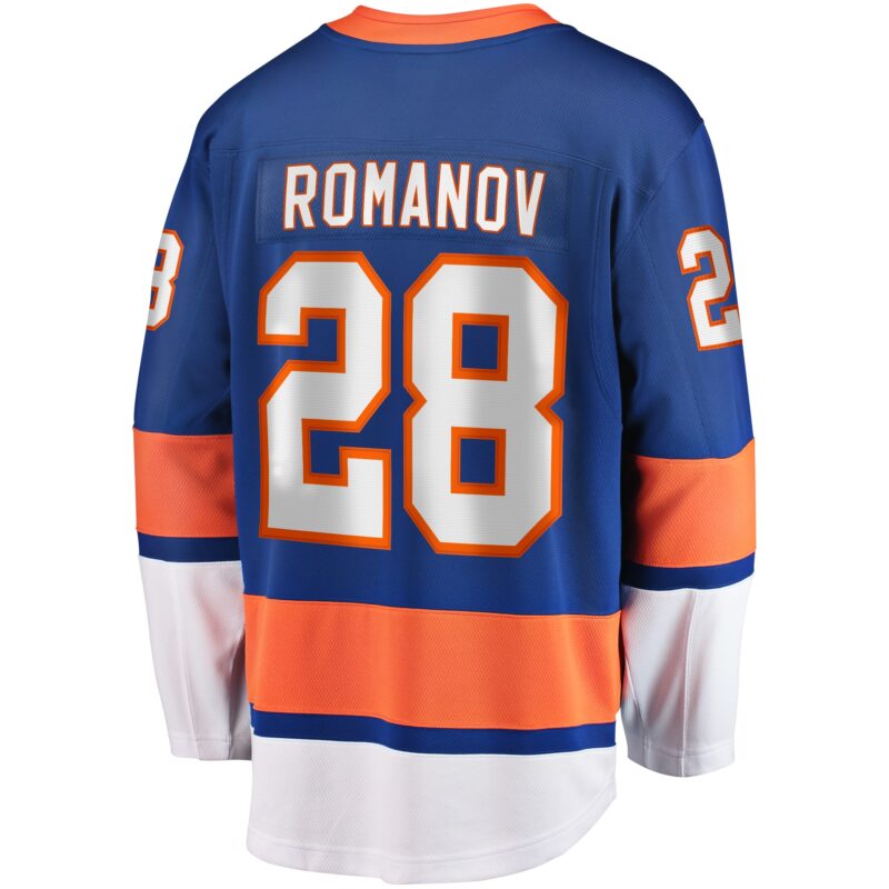 Alexander Romanov New York Islanders Home Premier Breakaway Player Jersey - Blue - Image 3