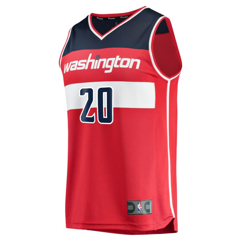 Alexandre Sarr Washington Wizards Fast Break Player Jersey - Icon Edition - Red - Image 2
