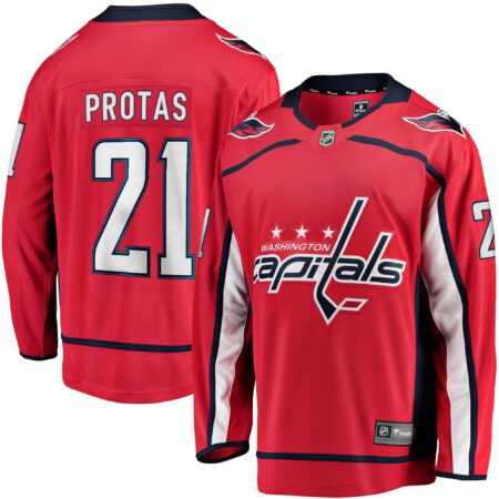 Aliaksei Protas Washington Capitals Home Breakaway Jersey - Red