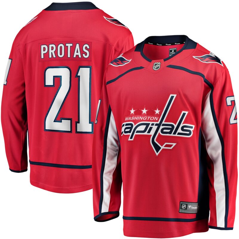 Aliaksei Protas Washington Capitals Home Breakaway Jersey - Red