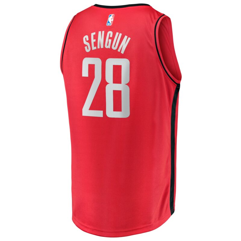 Alperen Sengun Houston Rockets Fast Break Jersey - Icon Edition - Red - Image 3