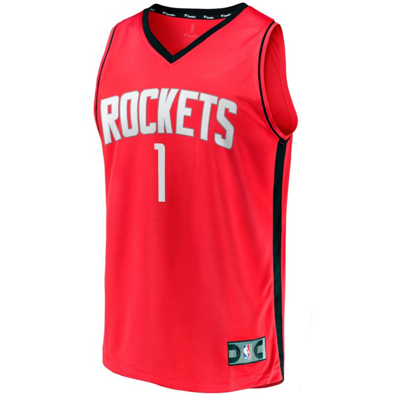 Amen Thompson Houston Rockets Fast Break Jersey - Icon Edition - Red - Image 2