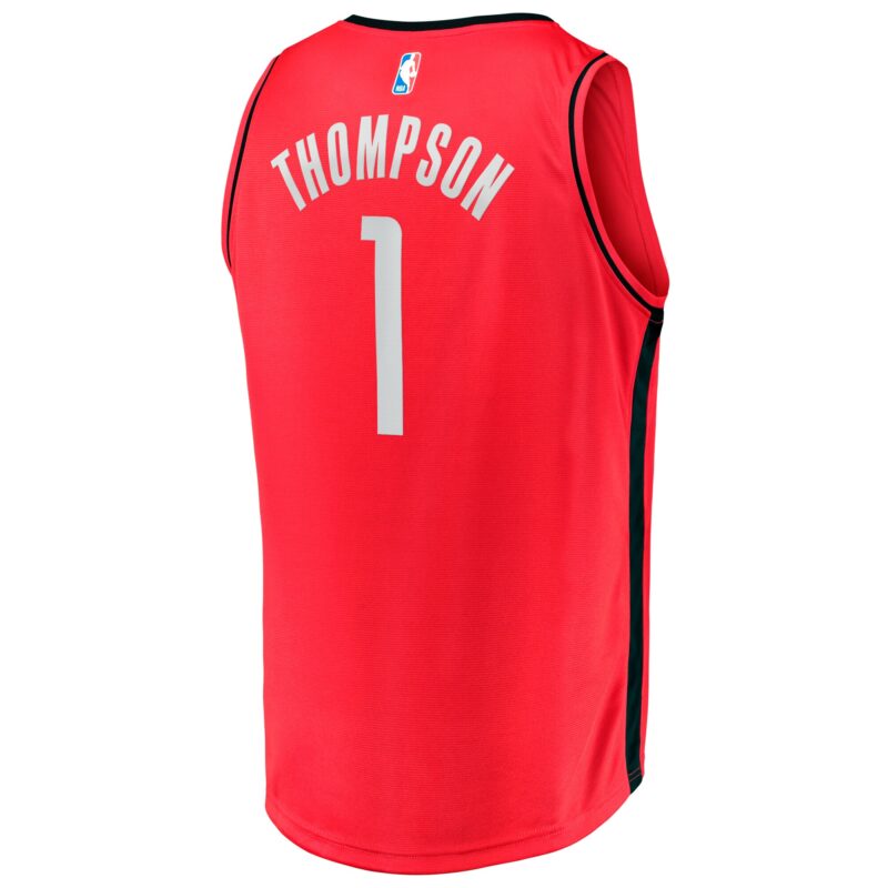 Amen Thompson Houston Rockets Fast Break Jersey - Icon Edition - Red - Image 3