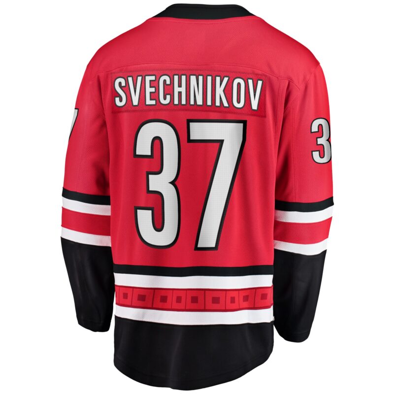 Andrei Svechnikov Carolina Hurricanes Alternate Breakaway Player Jersey - Red - Image 3