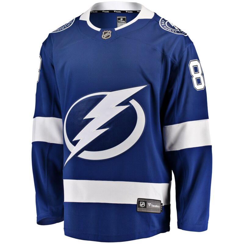 Andrei Vasilevskiy Tampa Bay Lightning Home Premier Breakaway Player Jersey - Blue - Image 2