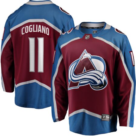 Andrew Cogliano Colorado Avalanche Home Breakaway Jersey - Burgundy