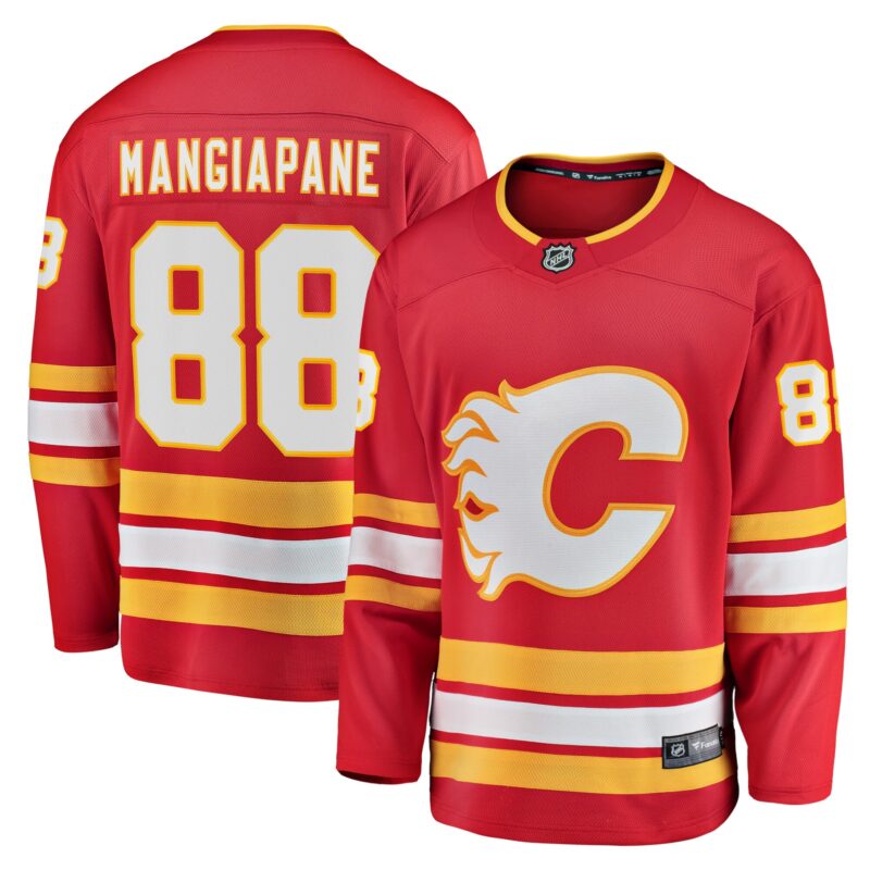 Andrew Mangiapane Calgary Flames Home Breakaway Player Jersey - Red