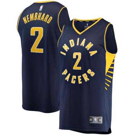 Andrew Nembhard Indiana Pacers Fast Break Jersey - Icon Edition - Navy