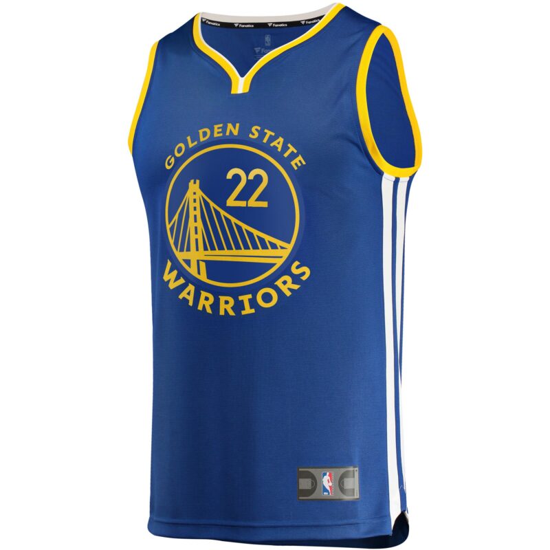 Andrew Wiggins Golden State Warriors Fast Break Jersey - Icon Edition - Royal - Image 2