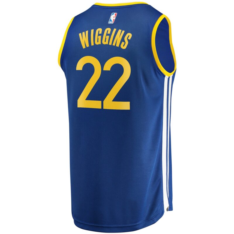 Andrew Wiggins Golden State Warriors Fast Break Jersey - Icon Edition - Royal - Image 3