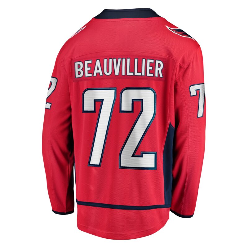 Anthony Beauvillier Washington Capitals Home Breakaway Jersey - Red - Image 3