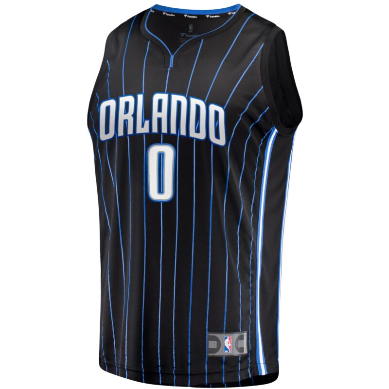 Anthony Black Orlando Magic Fast Break Jersey - Icon Edition - Black - Image 2