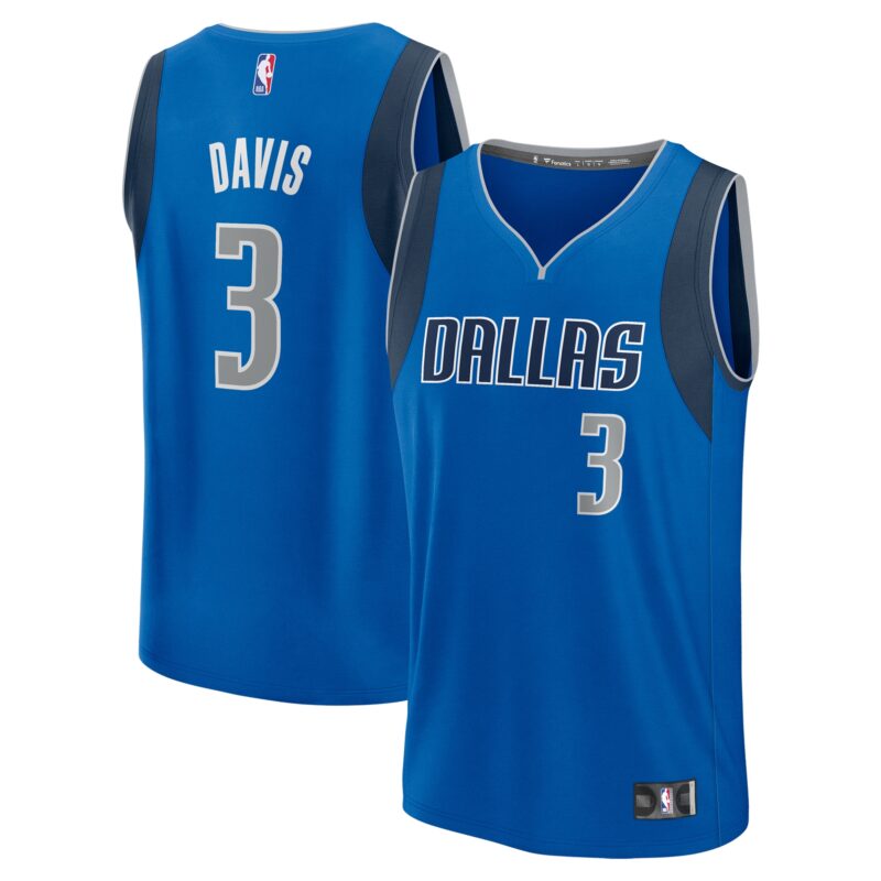 Anthony Davis Dallas Mavericks Fast Break Player Jersey - Icon Edition - Royal