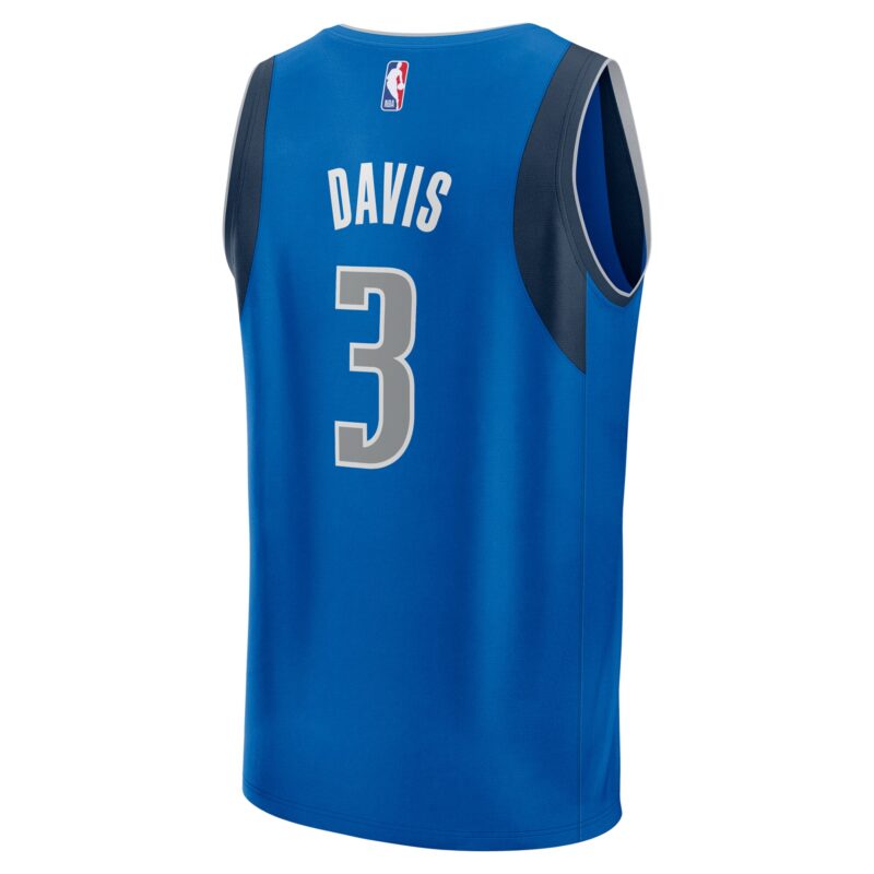 Anthony Davis Dallas Mavericks Fast Break Player Jersey - Icon Edition - Royal - Image 3