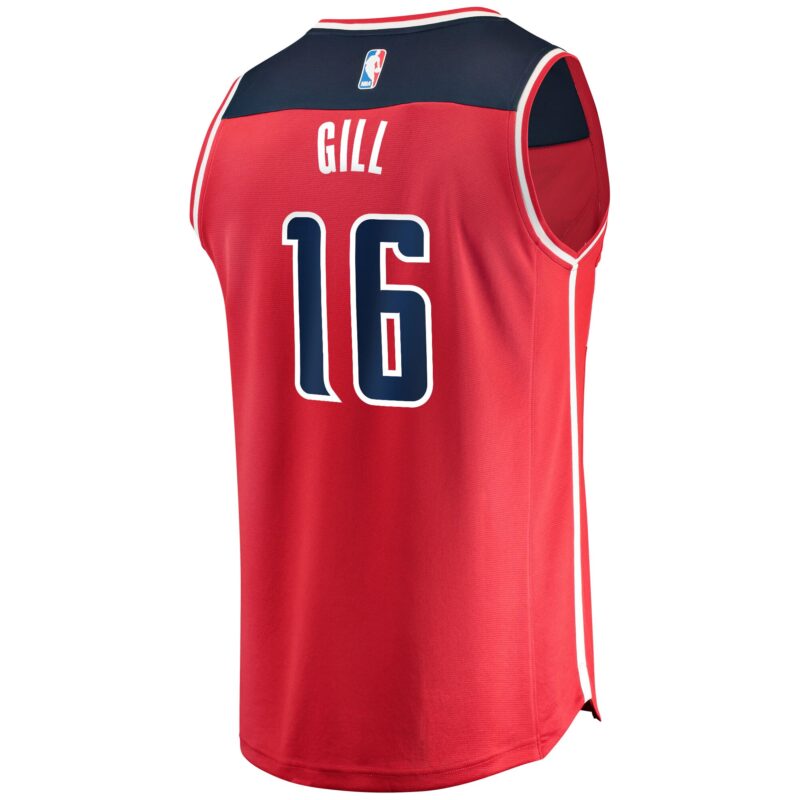 Anthony Gill Washington Wizards Fast Break Jersey - Icon Edition - Red - Image 3