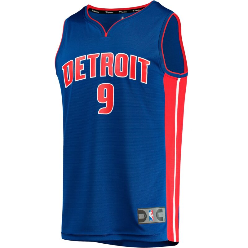 Ausar Thompson Detroit Pistons Fast Break Jersey - Icon Edition - Royal - Image 2
