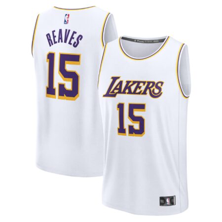Austin Reaves Los Angeles Lakers Fast Break Player Jersey - Association Edition - White