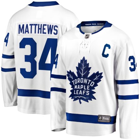 Auston Matthews Toronto Maple Leafs "C" Premier Breakaway Player Jersey - White