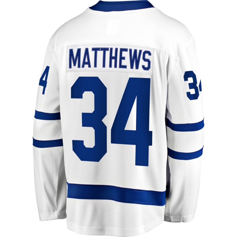 Auston Matthews Toronto Maple Leafs "C" Premier Breakaway Player Jersey - White - Image 3