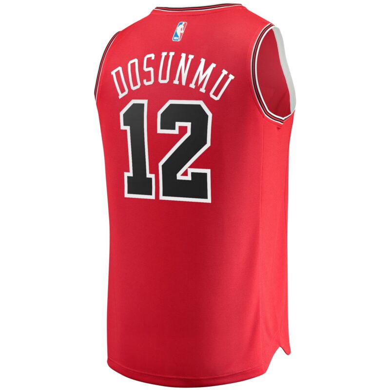 Ayo Dosunmu Chicago Bulls Fast Break Jersey - Icon Edition - Red - Image 3