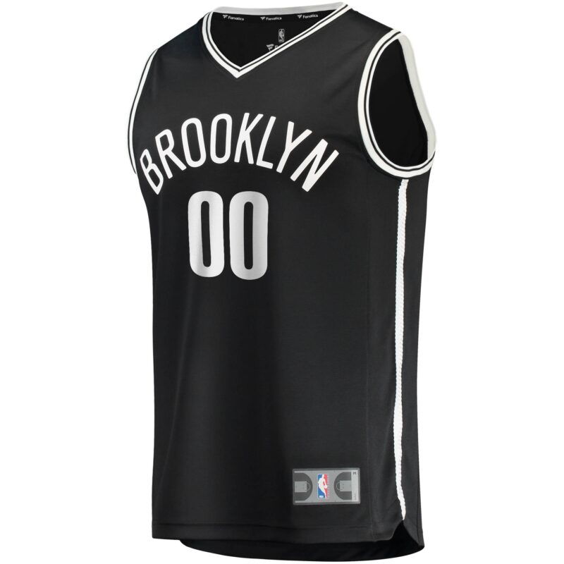 Brooklyn Nets Fast Break Custom Jersey Black - Icon Edition - Image 2