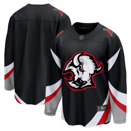 Buffalo Sabres Alternate Premier Breakaway Blank Jersey - Black