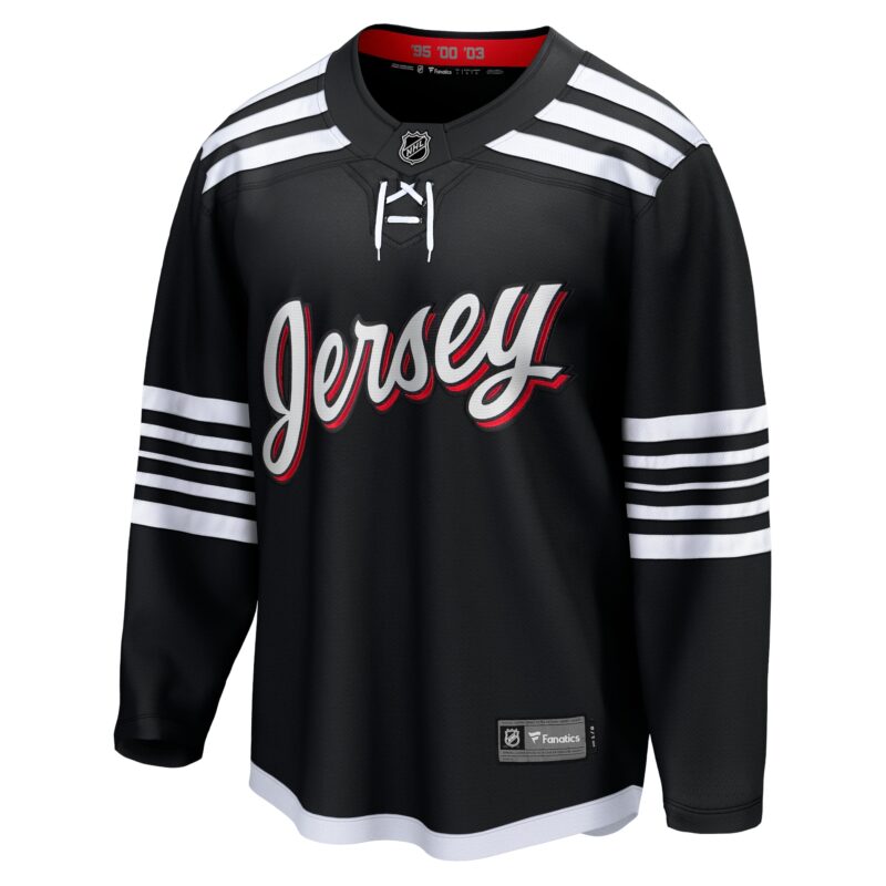New Jersey Devils Alternate Premier Breakaway Team Jersey - Black - Image 2