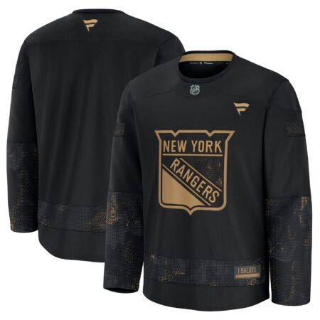 New York Rangers 2024 Military Appreciation Practice Jersey - Black