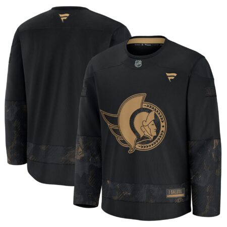 Ottawa Senators 2024 Military Appreciation Practice Jersey - Black