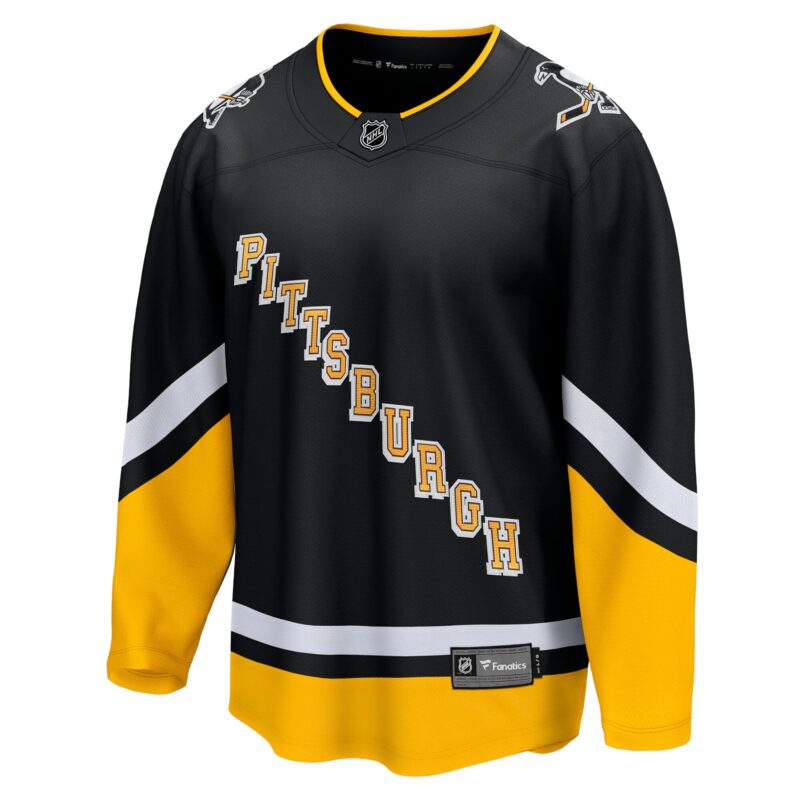 Pittsburgh Penguins Alternate Premier Breakaway Jersey - Black - Image 2