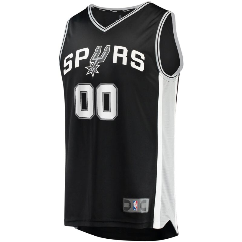 San Antonio Spurs Fast Break Custom Jersey Black - Icon Edition - Image 2