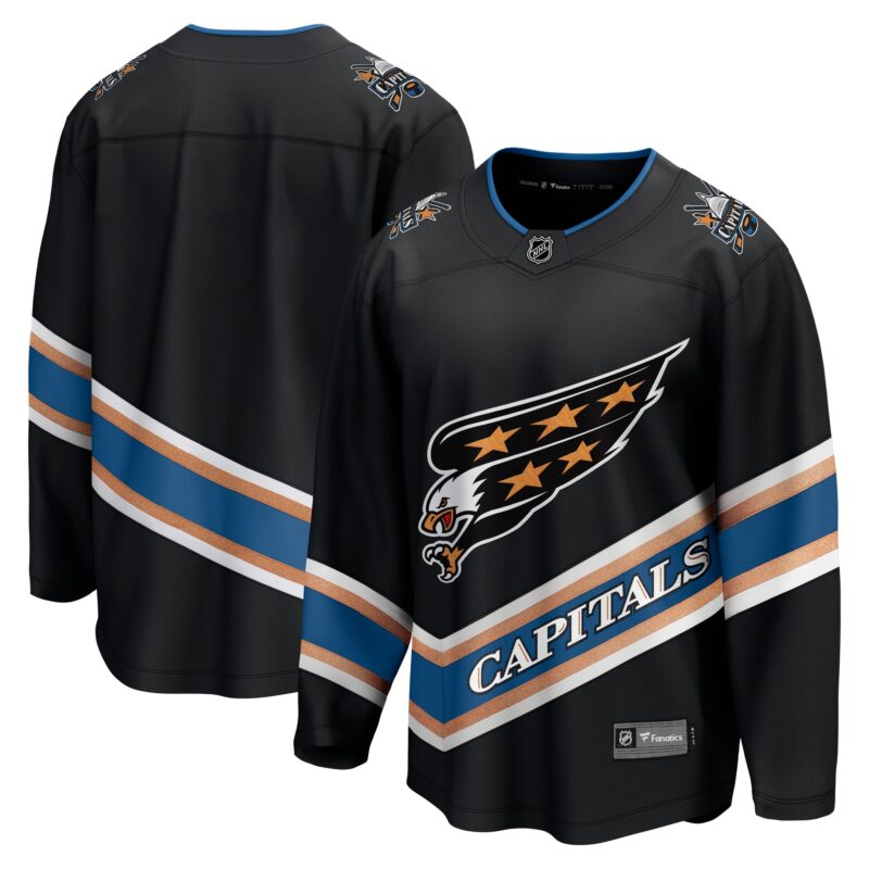 Washington Capitals Alternate 50th Anniversary Breakaway Jersey - Black