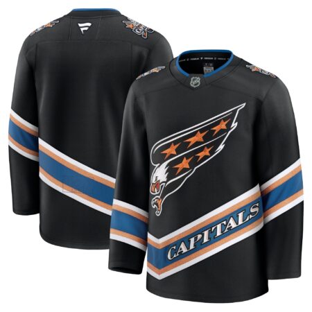 Washington Capitals Alternate 50th Anniversary Premium Jersey - Black