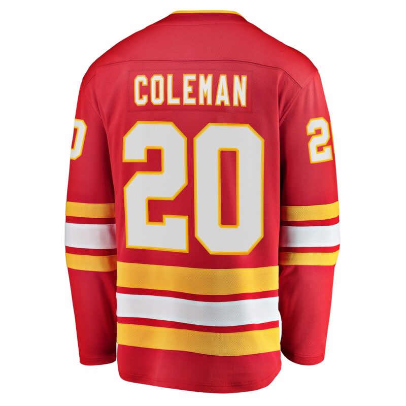 Blake Coleman Calgary Flames Home Breakaway Player Jersey - Red - Image 3