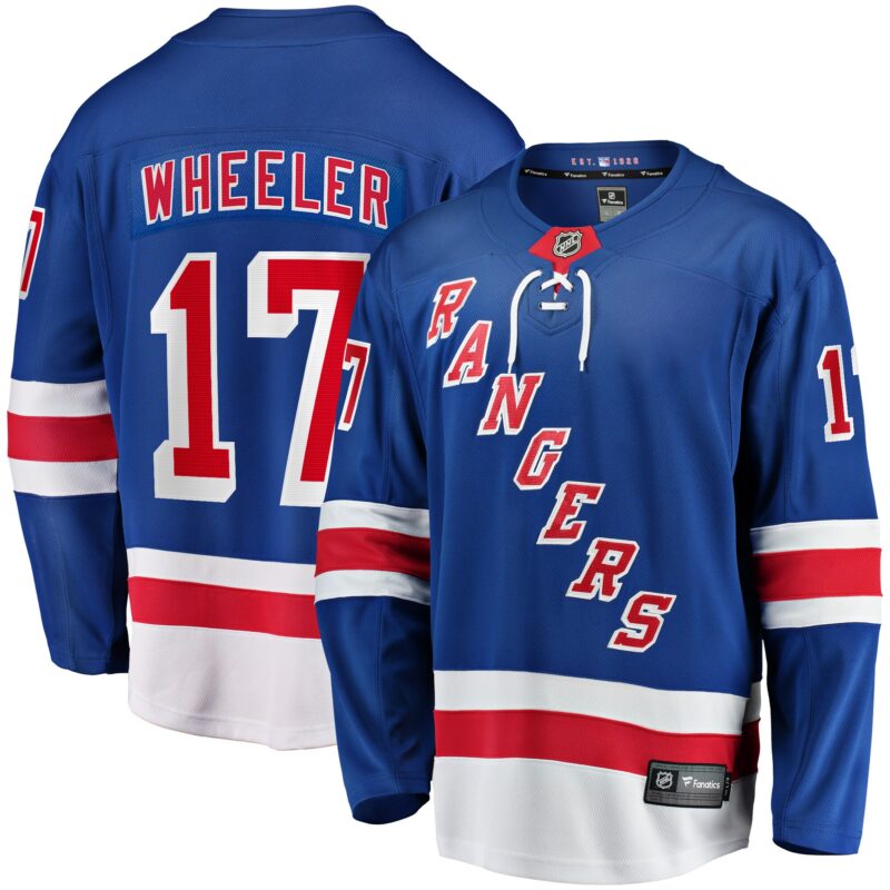 Blake Wheeler New York Rangers Home Breakaway Player Jersey - Blue