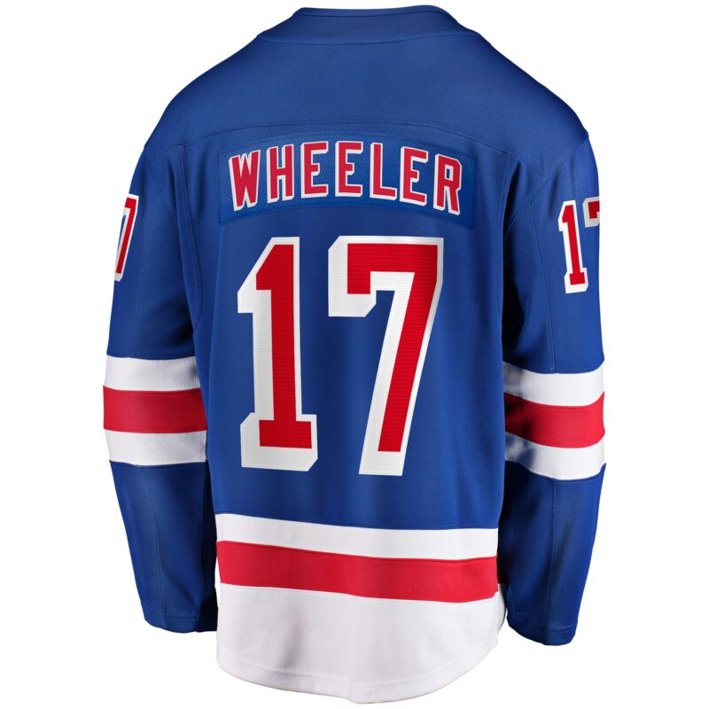 Blake Wheeler New York Rangers Home Breakaway Player Jersey - Blue - Image 3