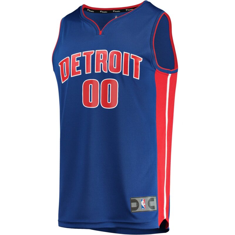 Detroit Pistons Fast Break Custom Jersey Blue - Icon Edition - Image 2