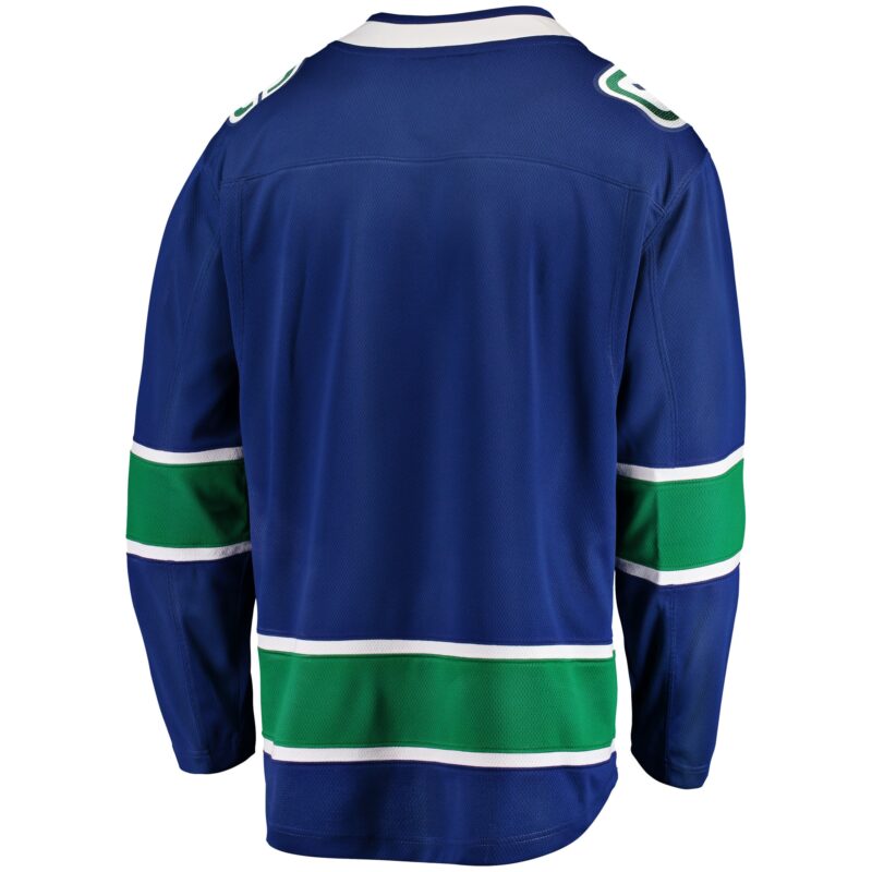 Vancouver Canucks Home Team Breakaway Jersey - Blue - Image 3