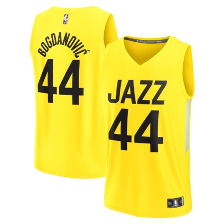 Bojan Bogdanovic Utah Jazz Fast Break Jersey - Icon Edition - Yellow