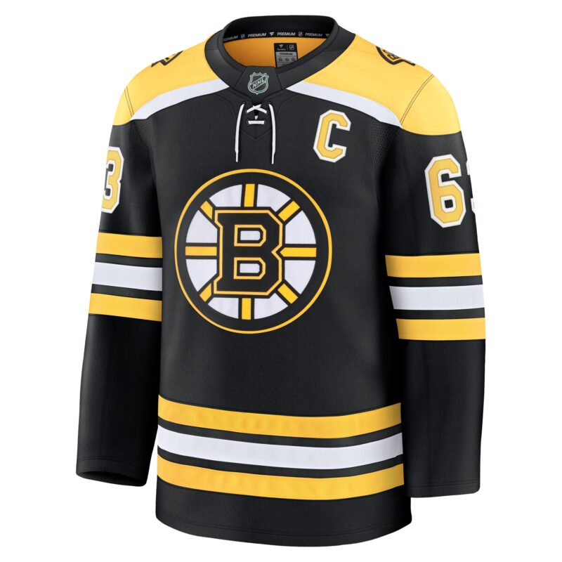 Brad Marchand Boston Bruins Home Premium Jersey - Black - Image 2