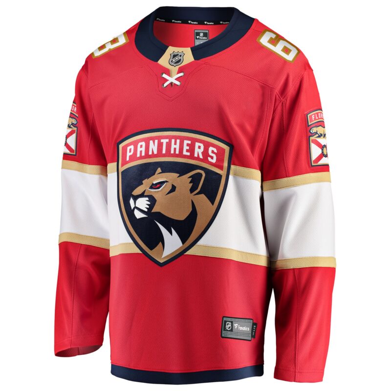 Brad Marchand Florida Panthers Home Breakaway Jersey - Red - Image 2