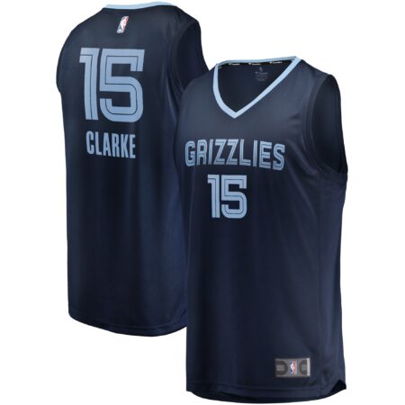 Brandon Clarke Memphis Grizzlies Fast Break Jersey Navy - Icon Edition