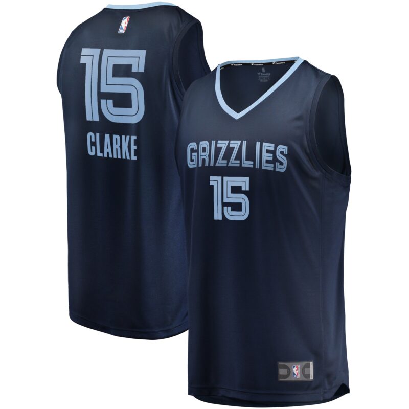 Brandon Clarke Memphis Grizzlies Fast Break Jersey Navy - Icon Edition