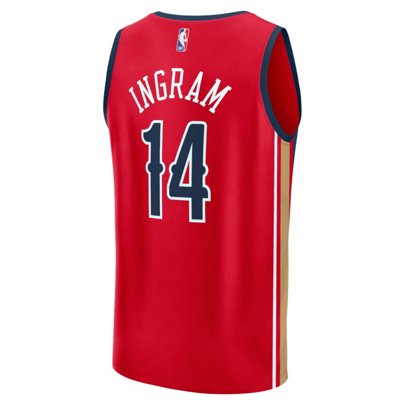 Brandon Ingram New Orleans Pelicans Fast Break Jersey - Statement Edition - Red - Image 3