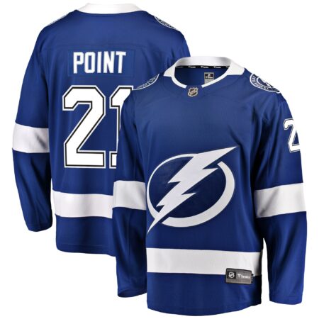 Brayden Point Tampa Bay Lightning Home Breakaway Player Jersey - Blue