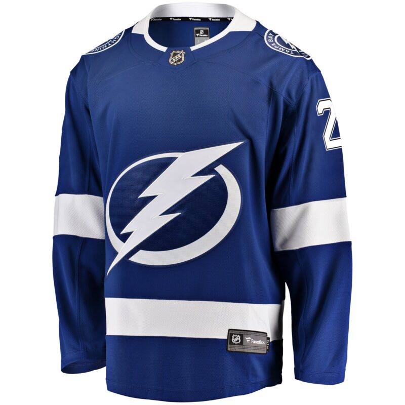 Brayden Point Tampa Bay Lightning Home Breakaway Player Jersey - Blue - Image 2