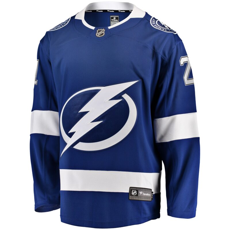 Brayden Point Tampa Bay Lightning Home Premier Breakaway Player Jersey - Blue - Image 2